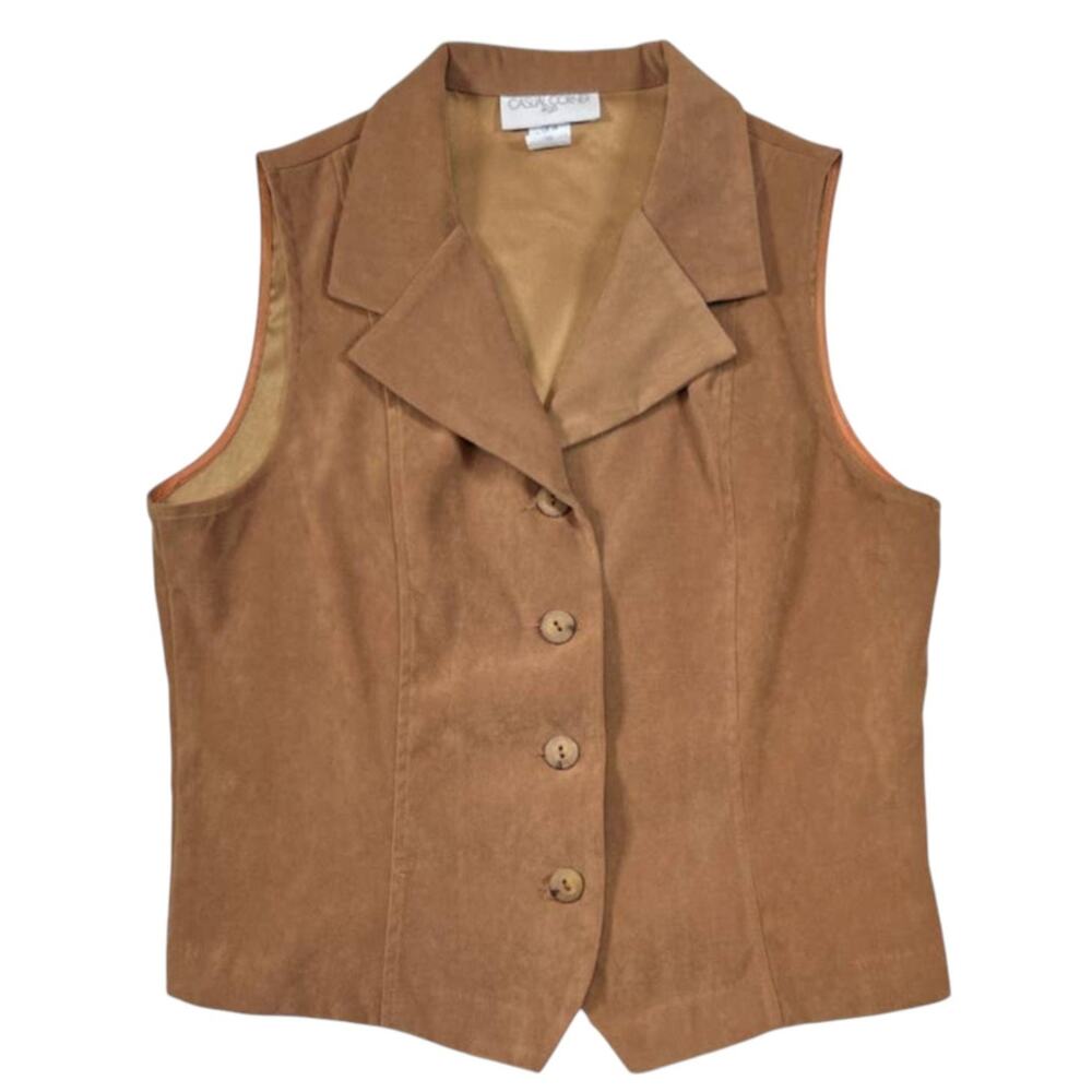 Casual Corner Brown Vest | Size L